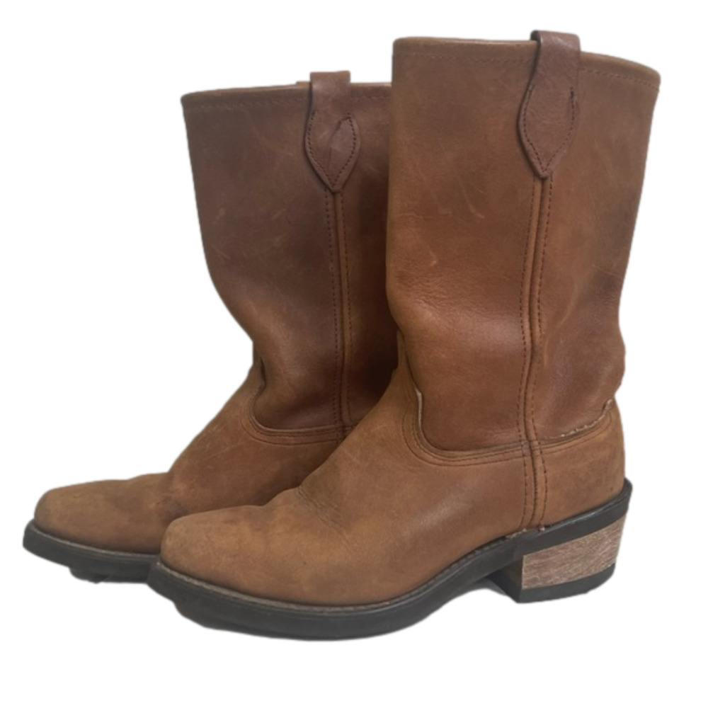 BILTRITE Cowboy Cowgirl Boots Soft Leather Great Condition Heel Boot Square Toe